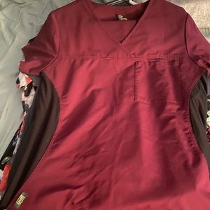 Large top and large bottom scrubs